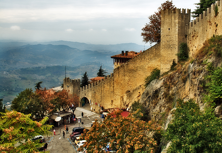 treća najmanja država Europe je San Marino