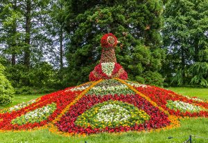 Otok Mainau na Bodenskom jezeru na jugu Njemačke poznat je po šarenilu cvijeća i leptira