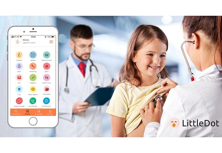 LittleDot aplikacija, djeca, dječje zdravlje, dnevnik rasta i razvoja djeteta
