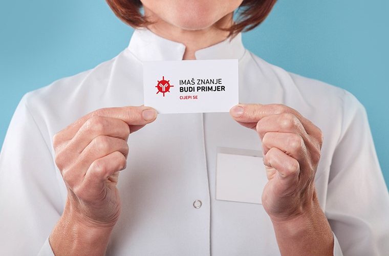 cijepljenje protiv koronavirusa imas znanje budi primjer
