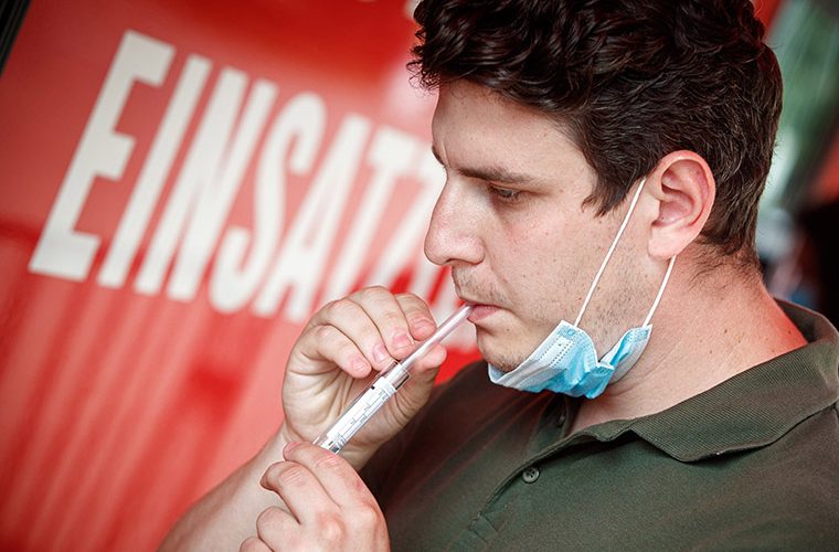 Bec pilot-projekt testiranje grgljanjem koronavirus kod kuce
