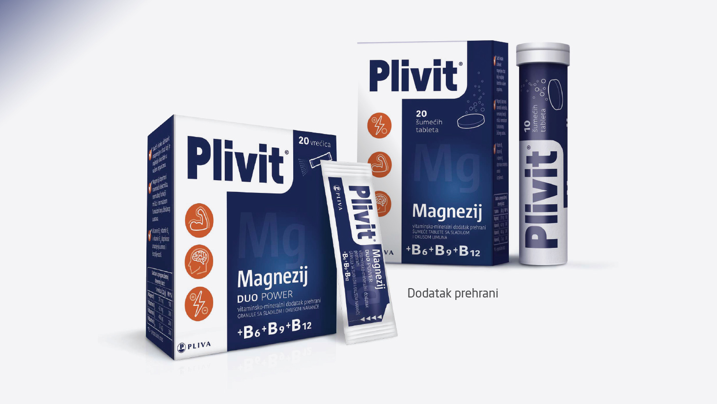 magnezij PLIVIT® Magnezij DUO POWER