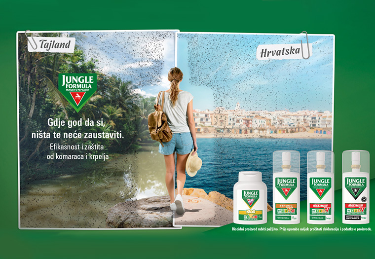 Komarci krpelji insekti zastita JUNGLE FORMULA