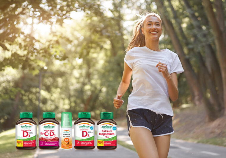 Jamieson vitamin D kosti zdravlje imunitet