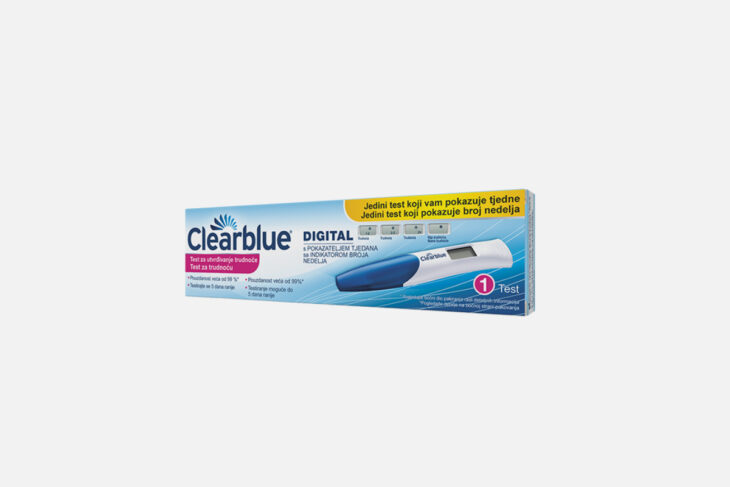 Clearblue digitalni test za trudnocu s pokazivacem zaceca