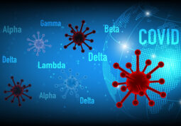 Coronavirus,Covid-19,Beta,,Delta,,Alpha,,Gamma,,Lampda,Variant,With,Blue