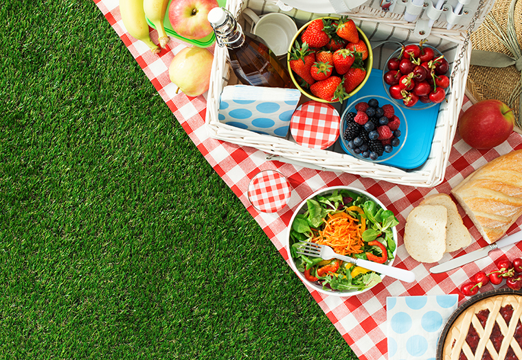 piknik zdrava prehrana
