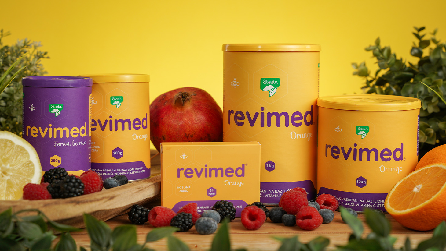 REVIMED matična mlijec med stevija revimedline_A01