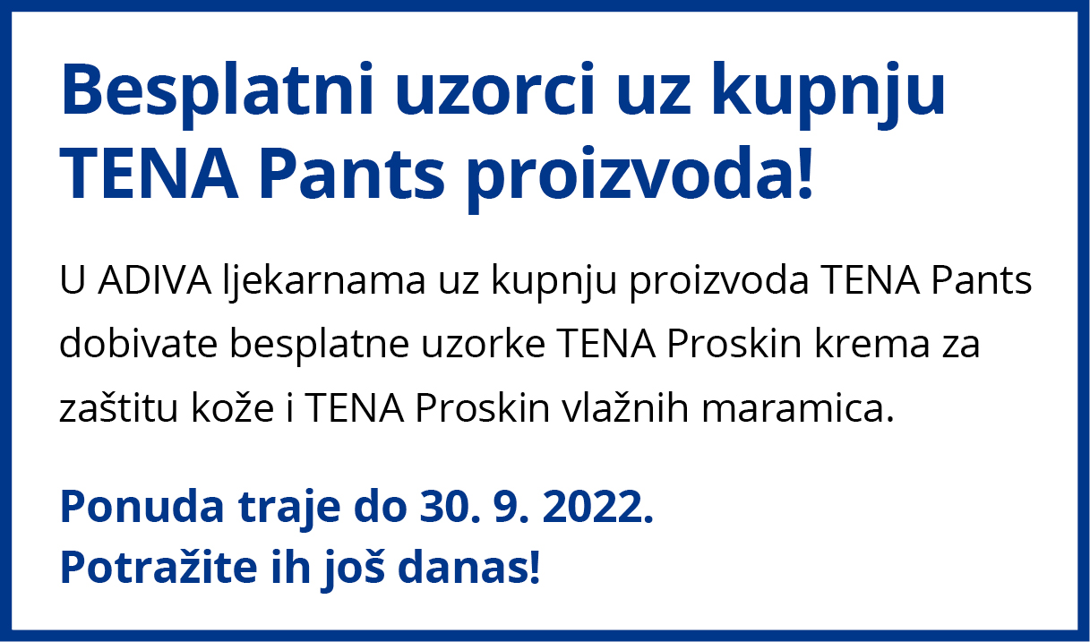 Tena pants besplatni uzorci