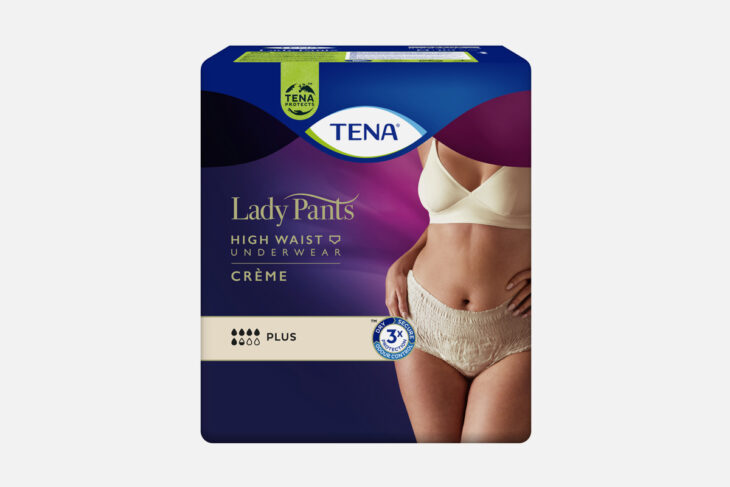 TENA Lady Pants Plus M & L, krem