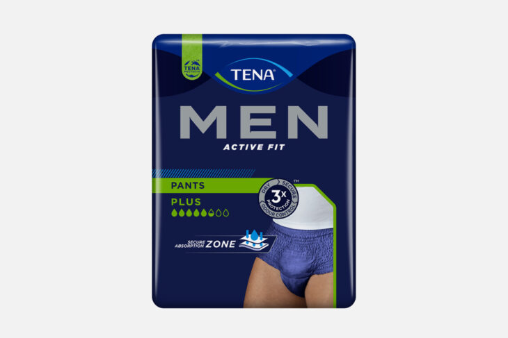 TENA Men Pants Plus S:M & L:XL, plave