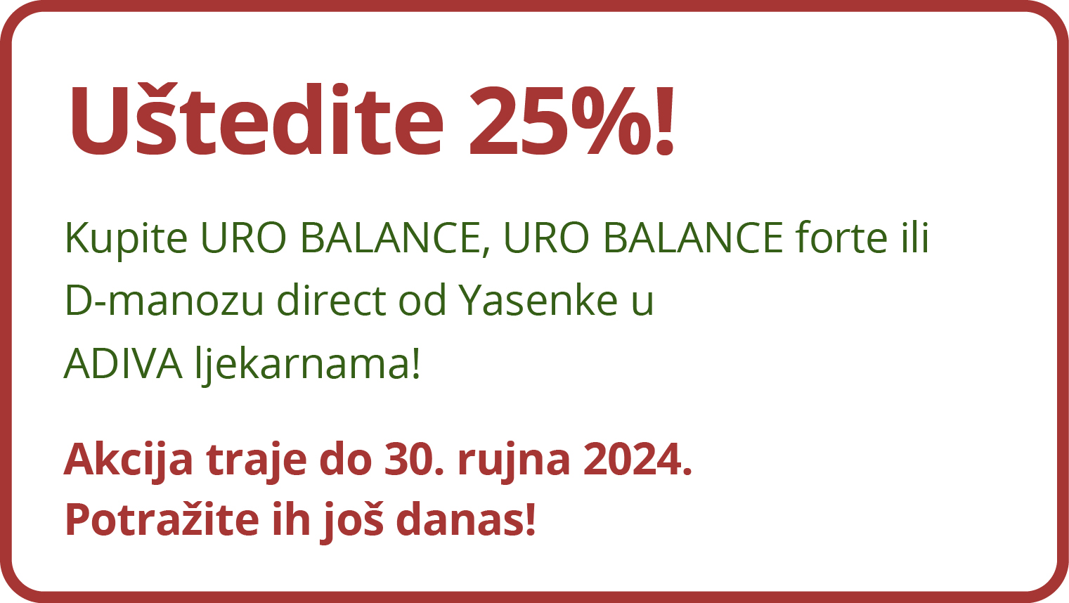 URO BALANCE Yasenka
