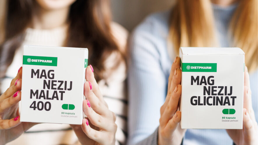 Magnezij Citrat Magnezij Malat Magnezij Glicinat- Dietpharm dodatak prehrani