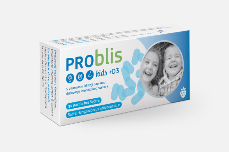 PROblis Kids +D3 : pastile jagoda