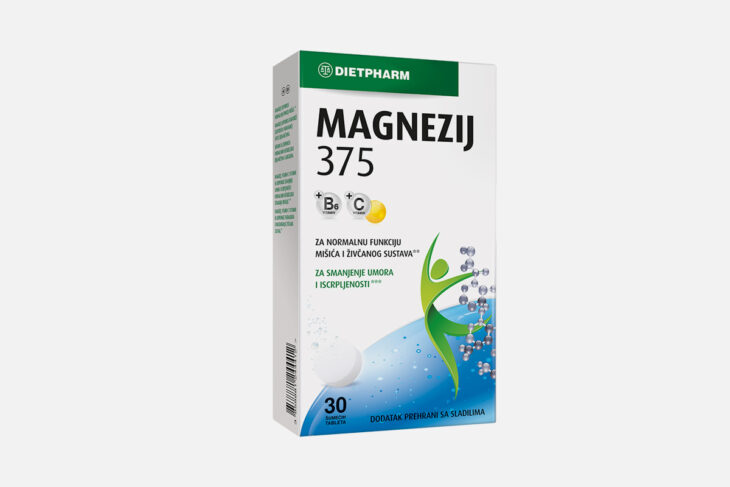 MAGNEZIJ 375 ŠUMEĆE TABLETE