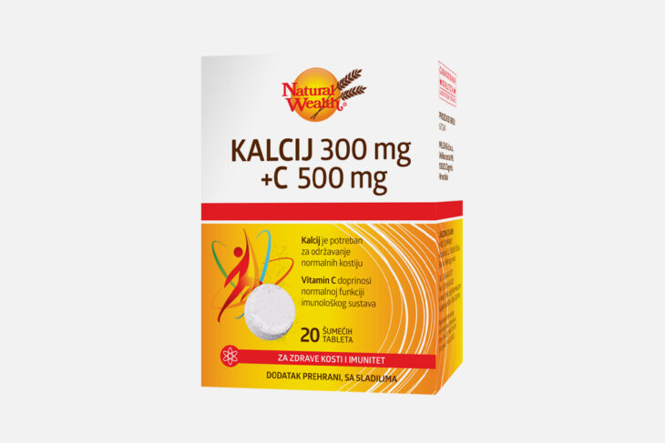 NATURAL WEALTH® KALCIJ 300 + C 500