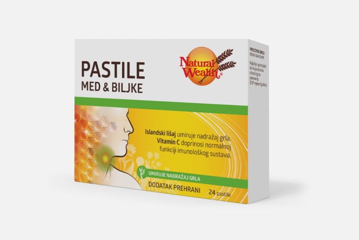 NATURAL WEALTH® PASTILE MED & BILJKE